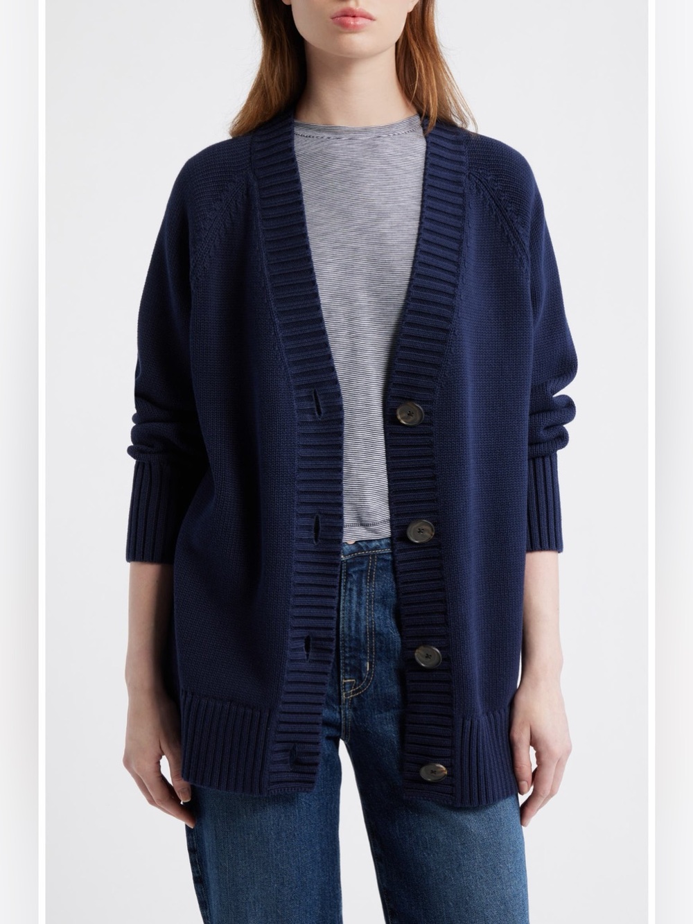 Madewell Oversized Cotton Cardigan size L